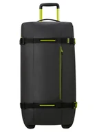 Torby podróżne - Torba podróżna American Tourister Urban Track Duffle L - black / lime - miniaturka - grafika 1
