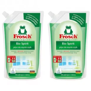 Frosch Płyn do mycia szyb w worku zestaw 2 x 1 l - Środki do kuchni i łazienki - miniaturka - grafika 1