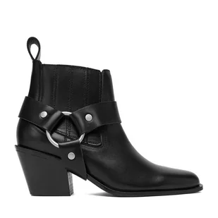 Botki Badura EO-BONNIE-501-25 Czarny - Botki damskie - miniaturka - grafika 1