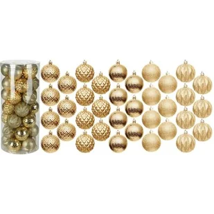 Bombki CHRISTMAS DECORATION Set 6 cm Złoty (35 sztuk) - Bombki - miniaturka - grafika 1