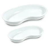 Meble i wyposażenie gabinetów medycznych - Miska Medyczna Nerka Tacka Plastikowa Biała 28 cm - miniaturka - grafika 1
