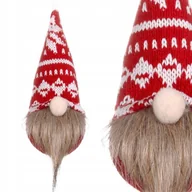Ozdoby bożonarodzeniowe - Skrzat 15cm zawieszka świąteczna, krasnal świąteczny, gnom czerwony CA0631 - miniaturka - grafika 1