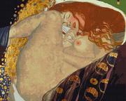 Malowanie po numerach - Artnapi 40x50cm Obraz Do Malowania Po Numerach Na Drewnianej Ramie - Danae - Gustav Klimt - miniaturka - grafika 1