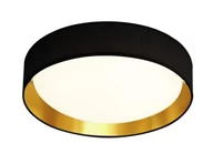 Lampy sufitowe - Gianna D50 LED plafon 1-punktowy czarny/złoty 9371-50BGO - miniaturka - grafika 1