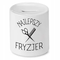 Skarbonki - SKARBONKA FRYZJERA FRYZJERKI NAJLEPSZY FRYZJER z Nadrukiem ze Zdjęciem - miniaturka - grafika 1