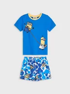 Piżamy chłopięce - Sinsay - Piżama dwuczęściowa Minionki - granatowy - miniaturka - grafika 1
