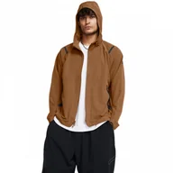 Kurtki męskie - Męska kurtka treningowa Under Armour UA Unstoppable Jacket - brązowa - miniaturka - grafika 1