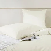 Poszewki na poduszki - Poszewka 100% bawełna 50x70 cm w kolorze ecru- elegancja i komfort snu - miniaturka - grafika 1