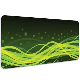 Podkładka na biurko Zielona abstrakcja 100x50 cm - Podkładki na biurko - miniaturka - grafika 1