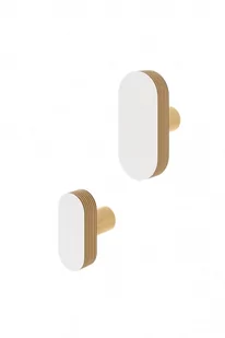 WIESZAK OWAL BIAŁY - Wieszaki i stojaki WIESZAK OWAL BIAŁY - Wieszaki i stojaki - miniaturka - grafika 1