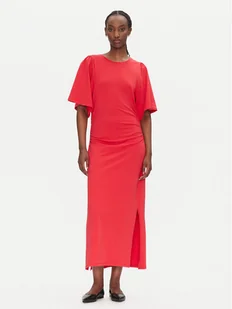 Bruuns Bazaar Sukienka codzienna Nathala BBW4560 Czerwony Regular Fit - Sukienki - miniaturka - grafika 1