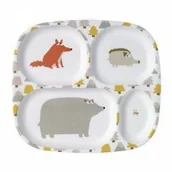 Miseczki i talerzyki dla dzieci - Talerz z przegródkami dla dzieci, Przygoda! Maison Petit Jour - miniaturka - grafika 1