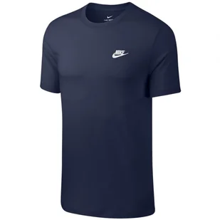 Nike t-shirt koszulka męska sportowa granatowa bawełna 827021-475 S - Koszulki męskie - miniaturka - grafika 1