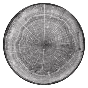 PORCELANA RAK Woodart talerz płaski szary 24 cm - Talerze - miniaturka - grafika 1