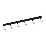 Lampy sufitowe - TK Lighting Top 6270 listwa plafon lampa sufitowa spot 6x5W GU10 czarna/biała - miniaturka - grafika 1