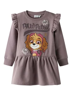 name it Sukienka "Sanna" w kolorze fioletowo-pomarańczowym - Sukienki - miniaturka - grafika 1