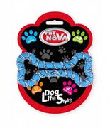 Zabawki dla psów - PET NOVA Pet Nova Kość miętowa RopeBone ze sznurkiem niebieska 20cm PPTN020 - miniaturka - grafika 1