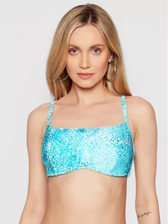 Stroje kąpielowe - Seafolly Góra od bikini Dd Square 31151 Niebieski - grafika 1