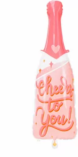 Balon foliowy Butelka szampana - 38 cm x 97 cm - Sylwester - miniaturka - grafika 1