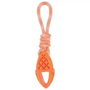 Zolux Zabawka Tpr Samba owalna ze sznurem 28cm pom - Zabawki dla psów - miniaturka - grafika 1