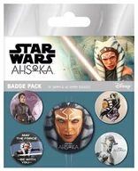 Plecaki - Przypinki Gwiezdne Wojny Star Wars Ahsoka Do plecaka Zestaw 5 szt - miniaturka - grafika 1