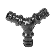 Inne akcesoria do nawadniania - Cellfast Łącznik trójnik ECONOMIC czarny - miniaturka - grafika 1