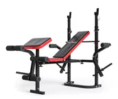 Ławki treningowe - Ławka treningowa do ćwiczeń PH 2132 pod sztangę - ze stojakami i modlitewnikiem - miniaturka - grafika 1