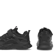 Buty dla chłopców - Sneakersy Action Boy GT-10095(III)CH Czarny - miniaturka - grafika 1
