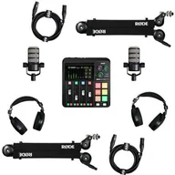 Mikrofony komputerowe - Zestaw RODE Duo Podcast Kit Kardioidalny - miniaturka - grafika 1