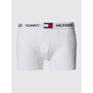 Bielizna nocna - Obcisłe bokserki z paskiem z logo - Tommy Hilfiger - grafika 1