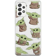 Etui i futerały do telefonów - ERT GROUP etui na telefon Samsung A73 5G, case oryginalny i oficjalnie licencjonowany przez Star Wars, wzór Baby Yoda 029, optymalnie dopasowane, plecki z TPU częściowo przeźroczyste - miniaturka - grafika 1