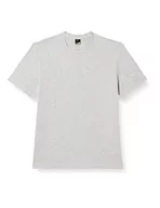 Koszulki męskie - bugatti T-shirt męski 8350-85191, jasnoszary, normalny - miniaturka - grafika 1