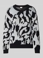 Swetry damskie - Sweter o kroju regular fit z efektem dzianiny model ‘Beca’ - miniaturka - grafika 1