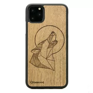 Etui i futerały do telefonów - Etui drewniane Bewood iPhone 11 Pro Max wilk dąb - miniaturka - grafika 1