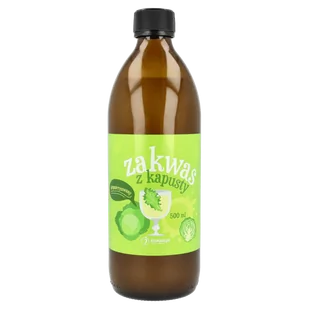 Zakwas z kapusty niepasteryzowany 500ml - Zdrowa żywność - miniaturka - grafika 1