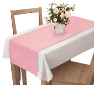 Obrusy i serwetki - Voppi Różowy obrus bieżnik na stół 40x200 cm - miniaturka - grafika 1