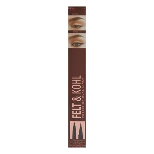 MAKEUP REVOLUTION Felt & Kohl Eyeliner Brown 0,16g Brown 0.2 g - Eyelinery - miniaturka - grafika 1