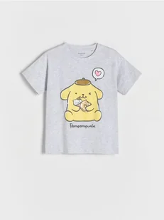 Reserved - T-shirt Pompompurin - jasnoszary - Koszulki dla dziewczynek - miniaturka - grafika 1