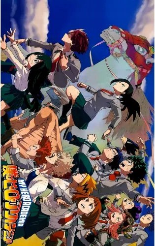 Plakat Anime My Hero Academia bnha_048 A3 (custom)