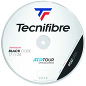 Tenis ziemny - Naciąg tenisowy jednordzeniowy Tecnifibre Black Code 1,24mm szpula 200M - miniaturka - grafika 1