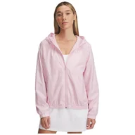 Bluzy sportowe damskie - Bluza damska Under Armour SPORT WINDBREAKER JKT Rozmiar: M / Kolor: jasnoróżowy - miniaturka - grafika 1