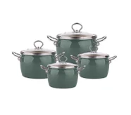 La Bonita Naturale LB8ZGE002 Indukcja Stal niskowęglowa 8 elementów