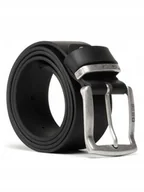 Paski - BIG STAR PASEK MĘSKI SKÓRZANY HH674106 CZARNY 95 - miniaturka - grafika 1