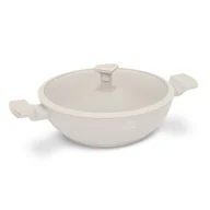 Woki - Wok z pokrywką 30 cm FashionTV FTV-0063 Matte Cream Gold Collection - miniaturka - grafika 1