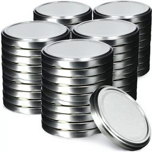Metalowe wieczka do słoików Virbo 50 szt. 82mm srebrne - Pojemniki kuchenne Metalowe wieczka do słoików Virbo 50 szt. 82mm srebrne - Pojemniki kuchenne - miniaturka - grafika 1