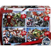 Puzzle - Educa 50-80-100-150 EL. Avengers GXP-512417 - miniaturka - grafika 1