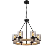 Lampy sufitowe - Globo 15555-6H - Żyrandol na łańcuchu LILA 6xE27/60W/230V - miniaturka - grafika 1