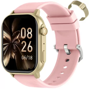 Gravity GT15-7 GD/GD/PK Różowy - Smartwatch - miniaturka - grafika 1