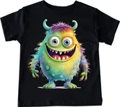 Koszulki dla dziewczynek - Dziecięca koszulka z potworem wzór potwór45 - miniaturka - grafika 1