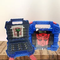 Tory, garaże, parkingi - Dickie Transformers Walizka Na Autka Hot Wheels i Samochodzik 203115002 A7c* - miniaturka - grafika 1